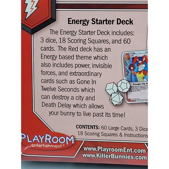 Killer Bunnies And The Ultimate Odyssey Energy Starter Deck Red Sealed - Picture 3 of 8